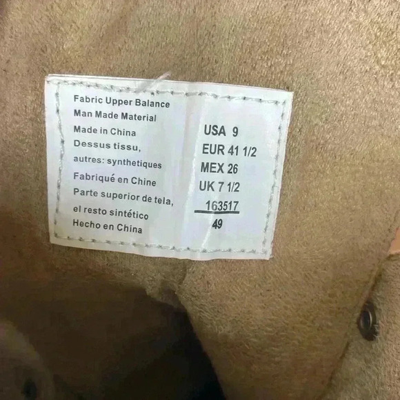 Brash Women's Boots Booties Size 9 Lace-Up Style Faux Suede Tan Block Heels - Picture 7 of 8